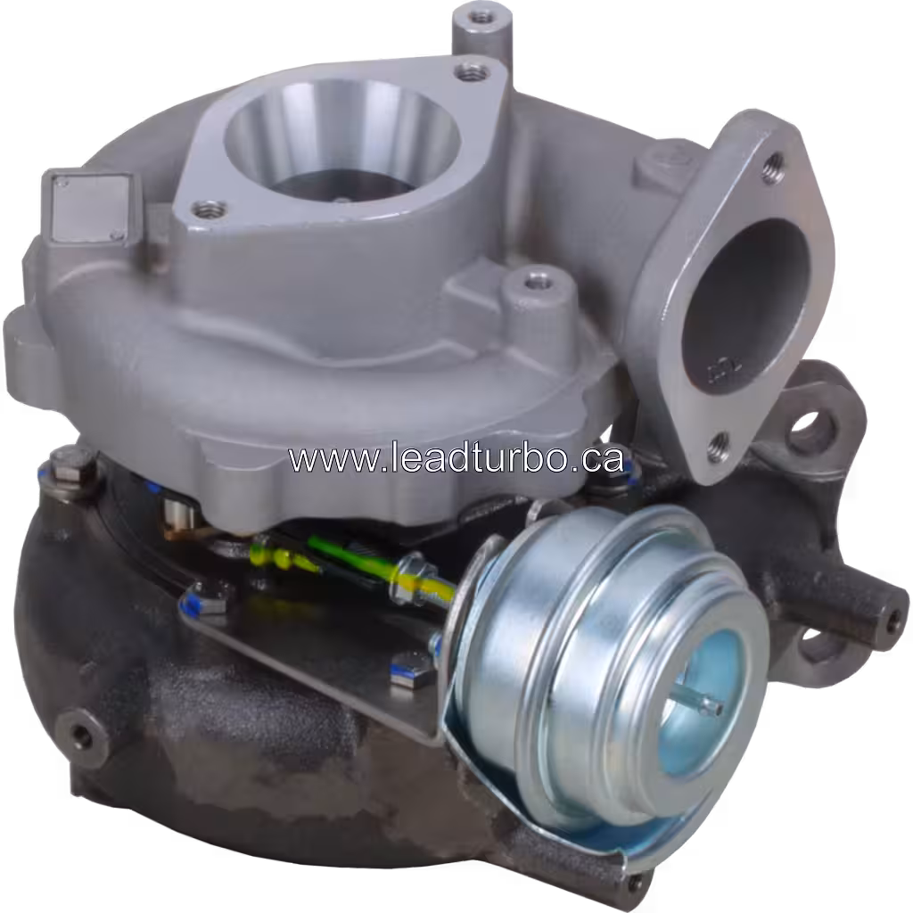 Vista frontal del turbo reemplazo 767720-5006S-R