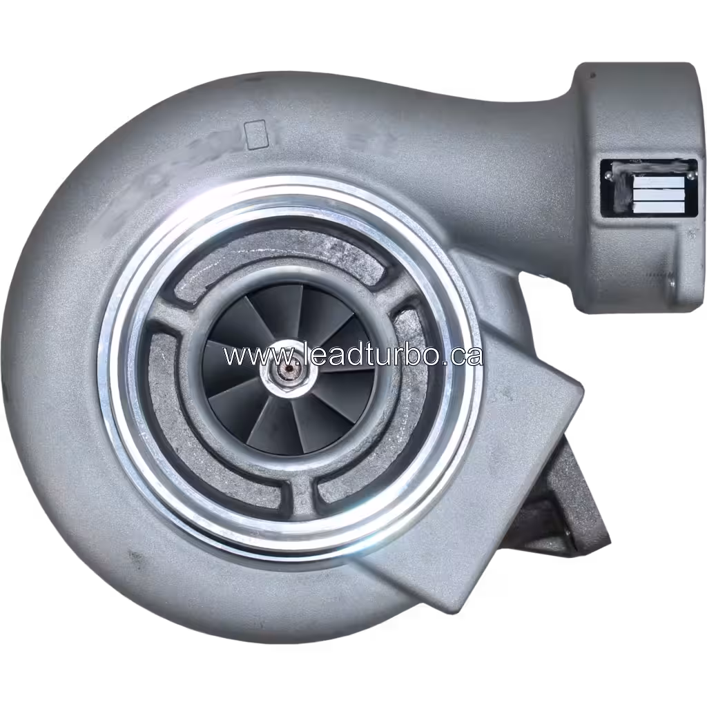 Turbocharger SE652CJ TD09L-34QRC com carcaça do compressor prateada e carcaça da turbina escura