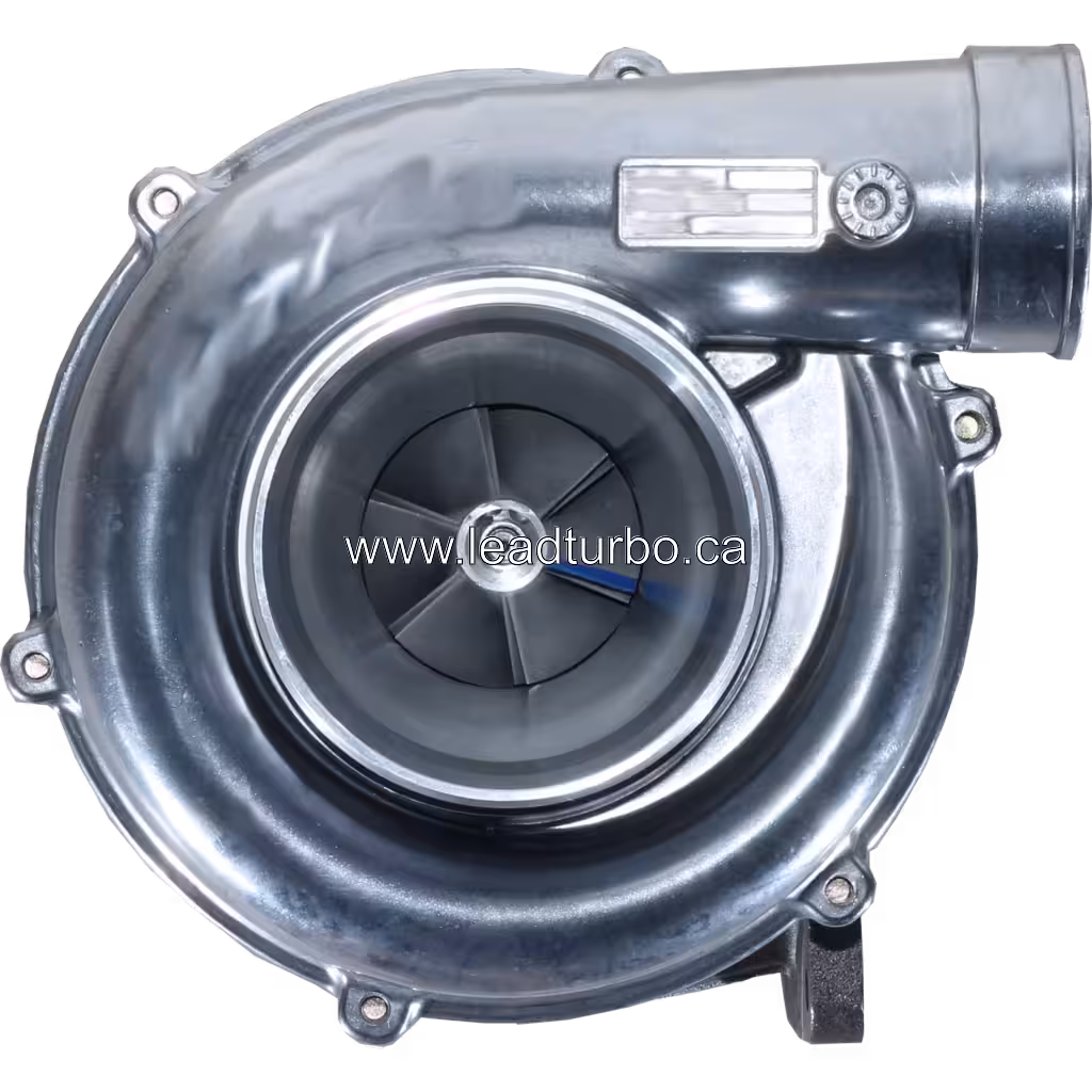 Detalhe do suporte do turbo Hino K-13C