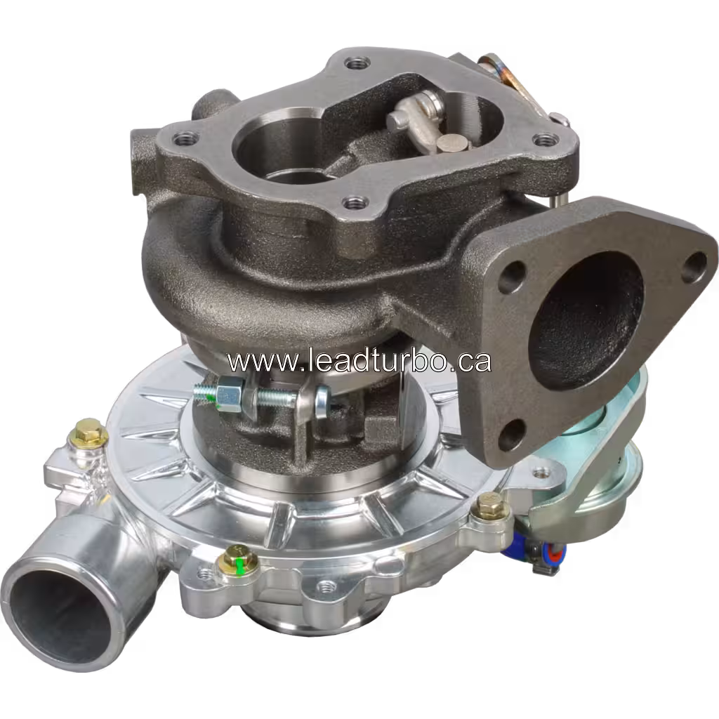 Unidade turbo 2KD-FTV vista frontal e lateral