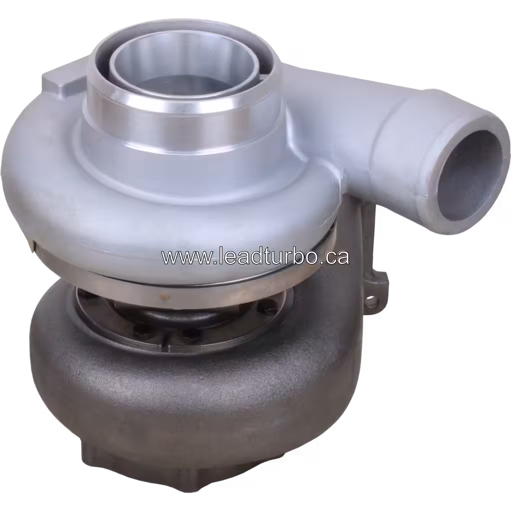 Vista replacement del turbocompresor KTR130-33BAW mostrando carcasa de compresor y turbina