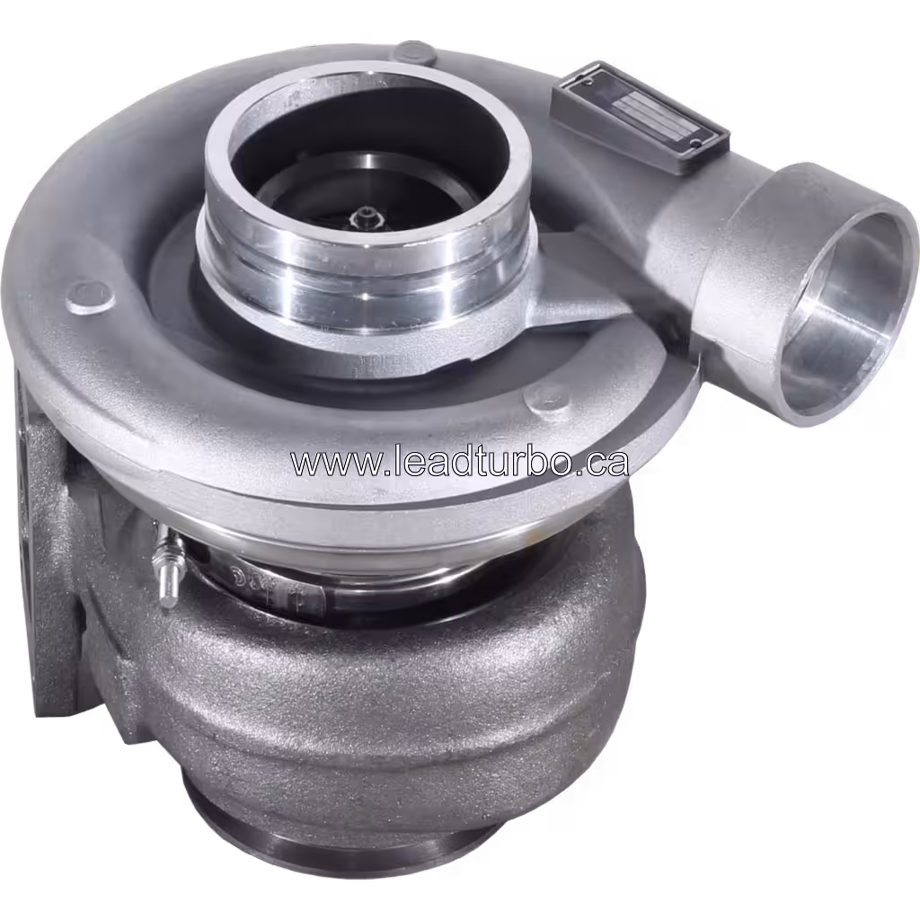 Vista lateral del turbocompresor 3591077 LeadTurbo