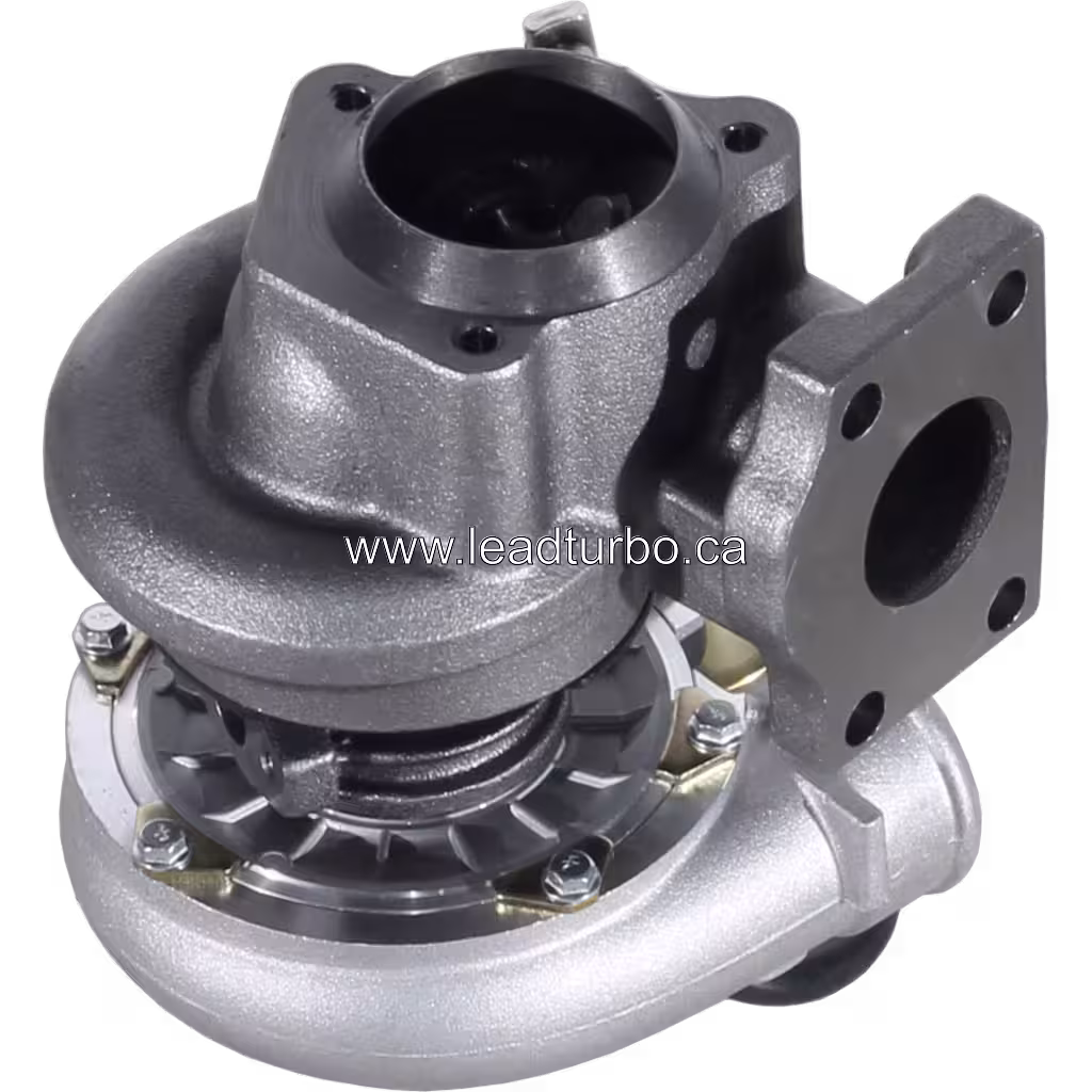 Turbocompresseur 02202400 GT2052 pour Perkins T4 40 4L et Cummins bottom 45 degree view