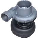 Vue avant du turbocompresseur de remplacement 3522867