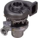Vue de dessous du turbocompresseur 4090052 montrant le boîtier compresseur
