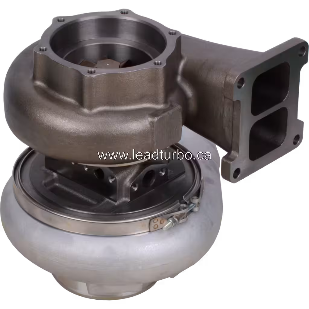 Turbocompresseur 6502-52-5010 KTR130-33CAW pour Komatsu SAA6D170E-5BR bottom 45 degree view