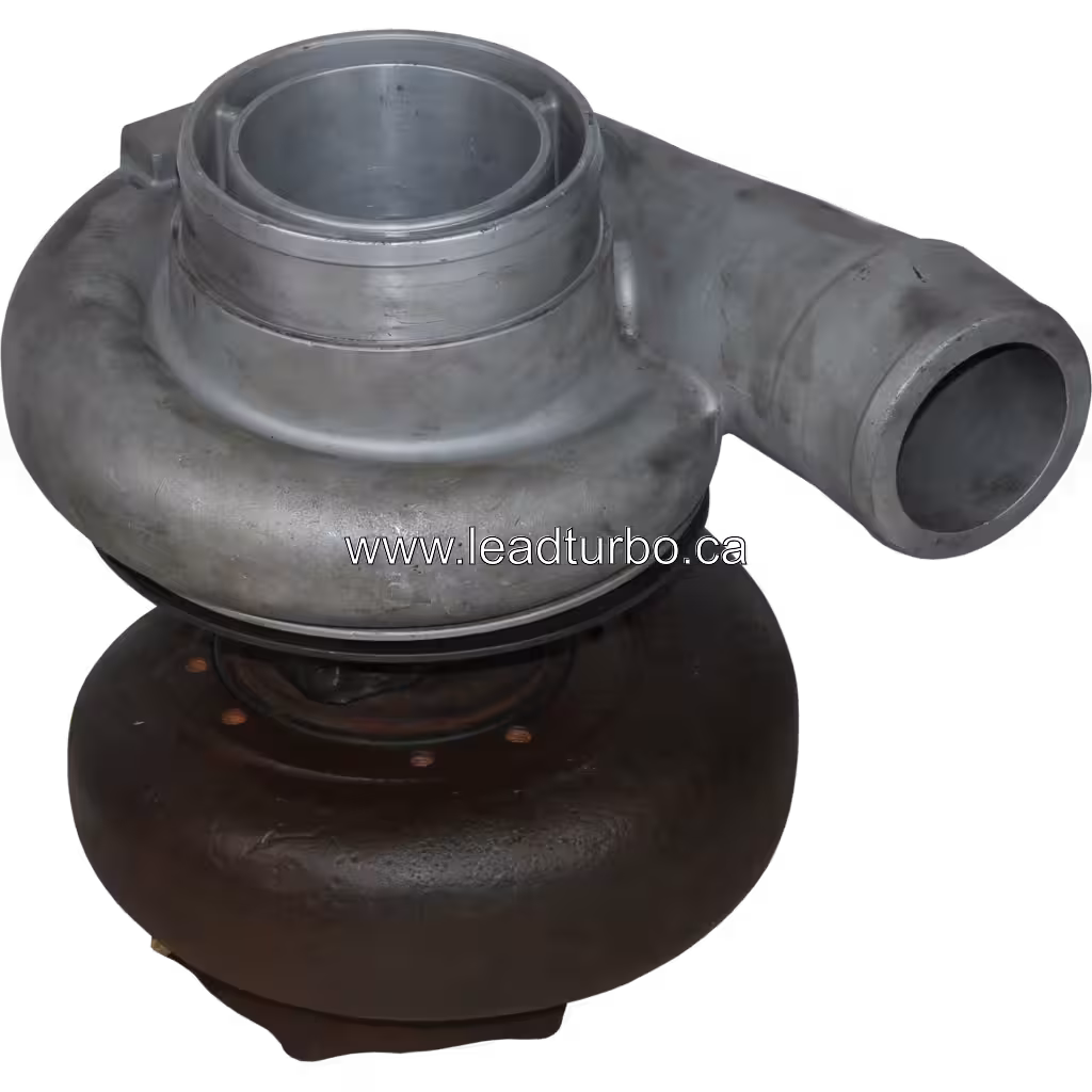 Turbocompresseur 6502-52-5010 KTR130-33CAW pour Komatsu SAA6D170E-5BR 45 degree view