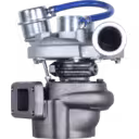 Turbolader 32006083 GT2256S Frontansicht mit silbernem Kompressor