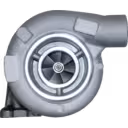 Turbosprężarka 1251124 S2ESL105 do CAT 3116T widok z przodu
