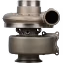 Turbosprężarka 4956137 HX83 widok z przodu, obudowa kompresora i turbiny, numer referencyjny OEM 2837540