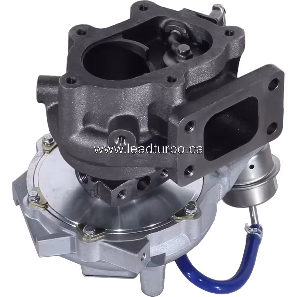 Турбокомпресор 17201E0080 GT2259LS для Hino N04C-TK (заміна) bottom 45 degree view