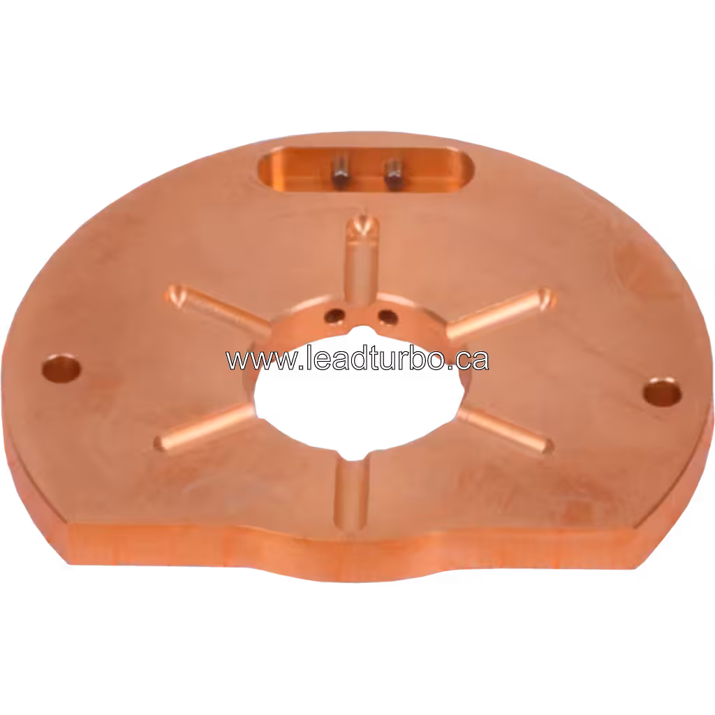 Vista replacement de la rueda de empuje 4037264-FRPE con diseño de radios radiales