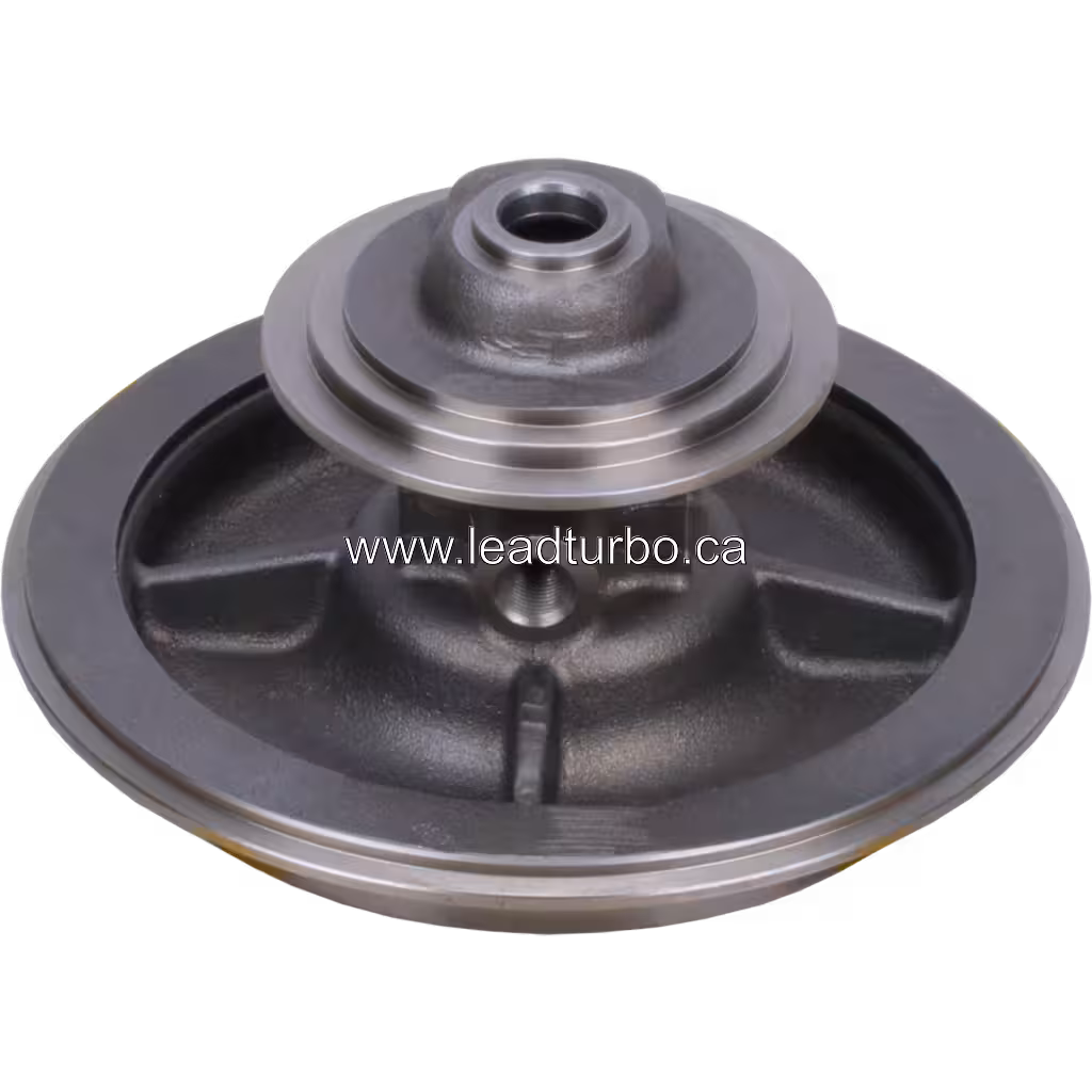 4040849 BH Bearing Housing HE600WG HX60W Turbocharger bottom 45 degree view