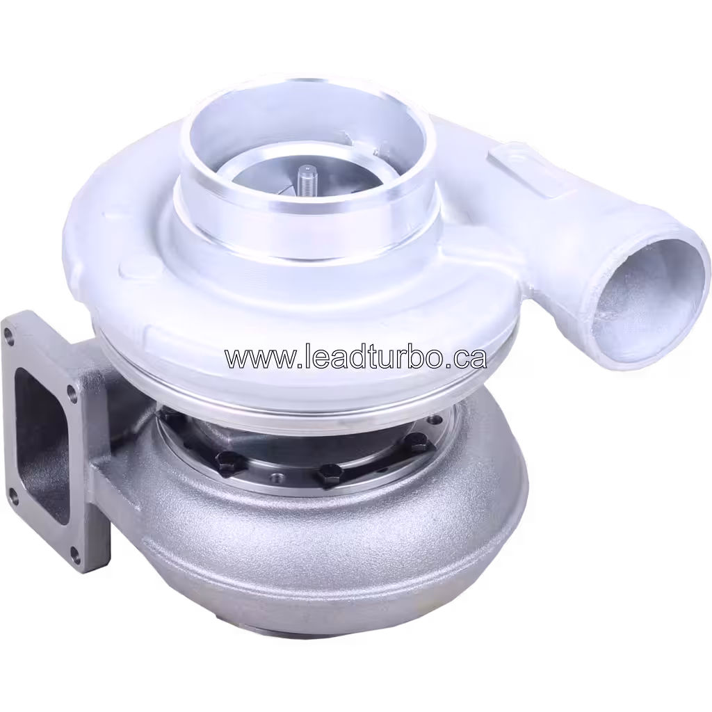 407370-0004 T18A40 Turbocharger Remplacement Detroit Diesel 12V150T 45 degree view