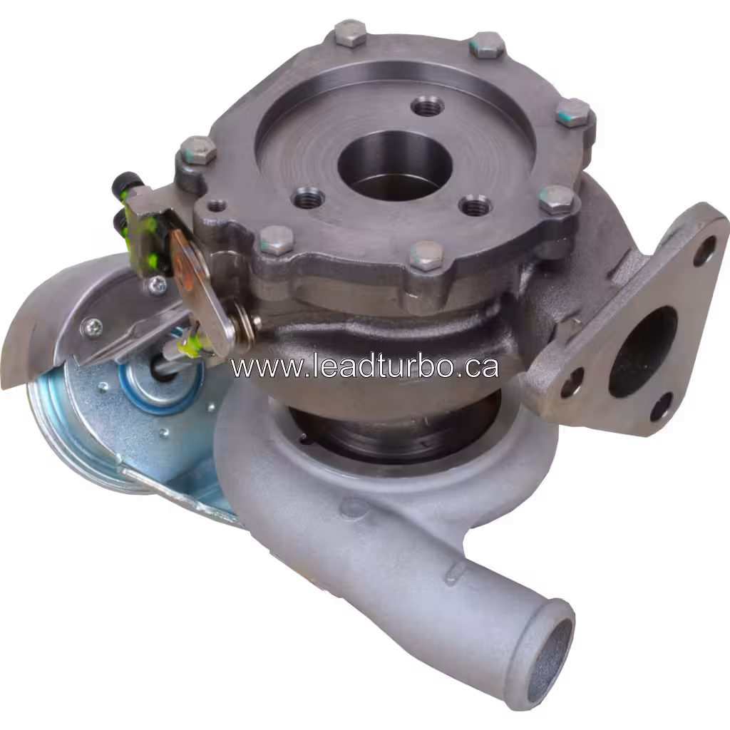 Side view of TD03L4-07T VG turbocharger turbine housing