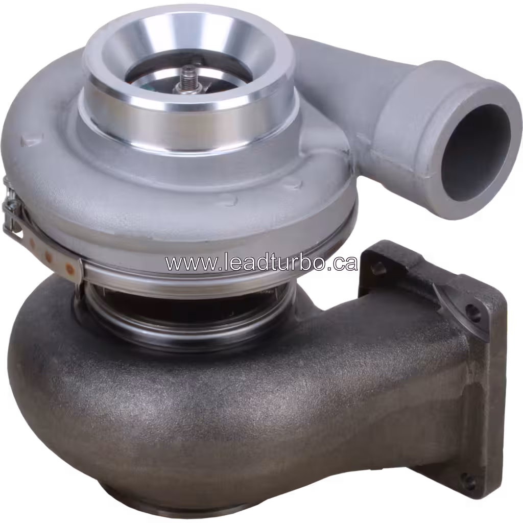 Komatsu SAA6D125E-3 Turbocharger Replacement Side View