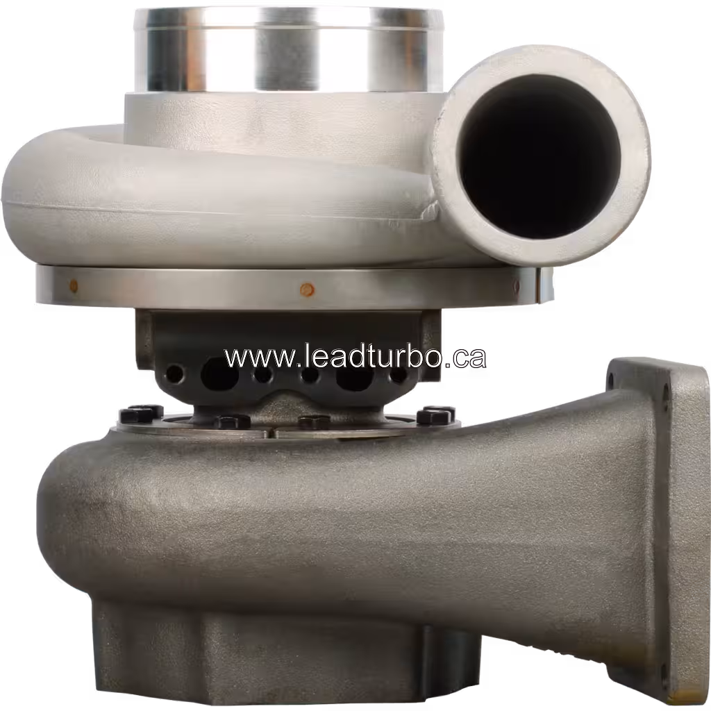 6502-51-5040 KTR130-332AW turbocharger front view showing compressor inlet