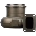 Vista frontal de carcasa de turbina 3591301 HX83 para Cummins QSK60 G7