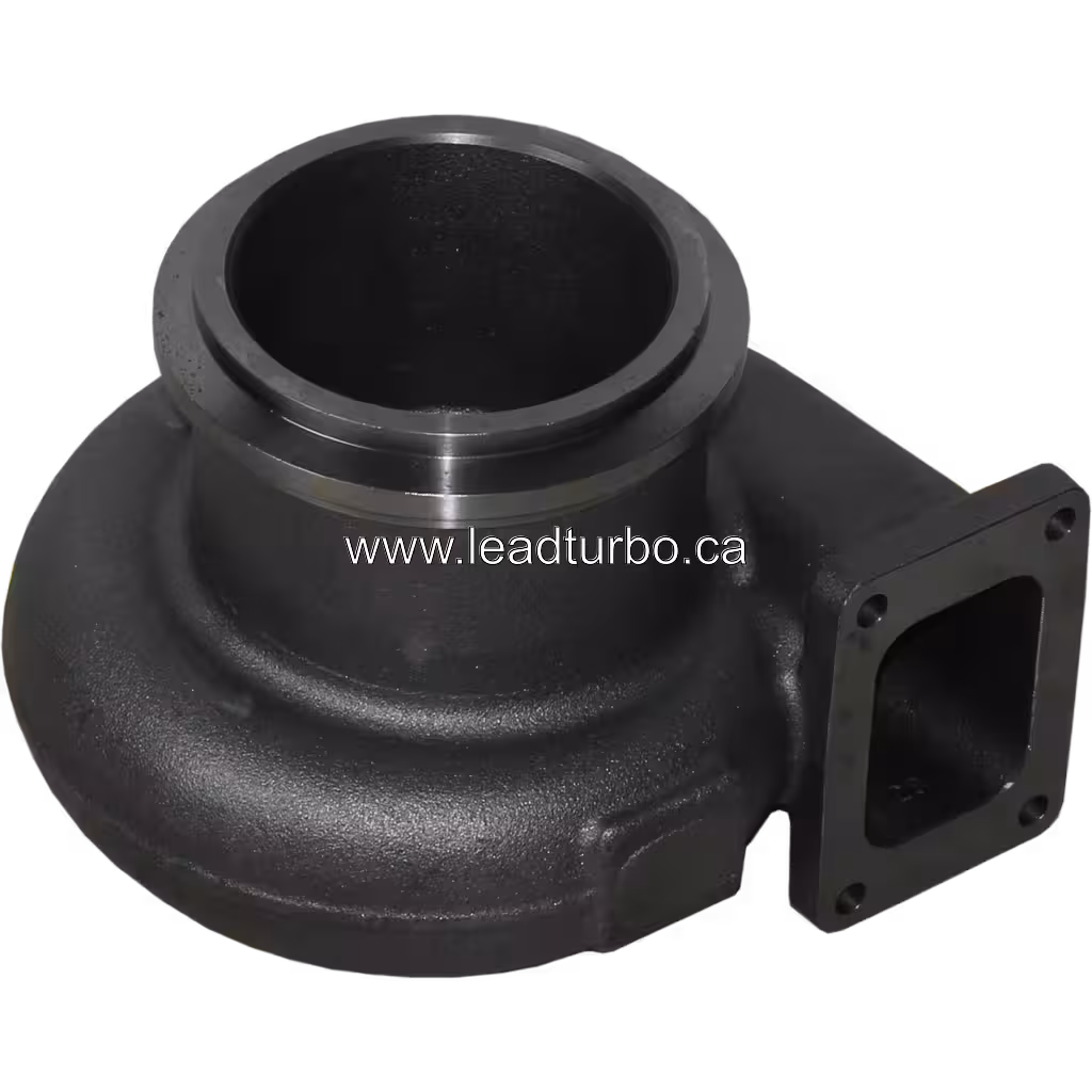 Carcasa de turbina HX83 con flanque rectangular y cuatro orificios de perno