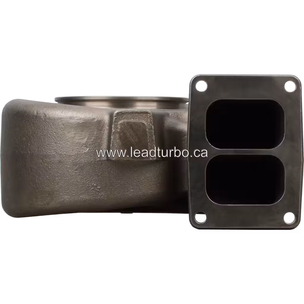 Carcasa de turbina 4043607 HC5A para Cummins KTA50 con flange rectangular de dos puertos