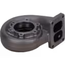Carcasse de turbine 3519547 avec bride d'échappement rectangulaire, vue de dessus