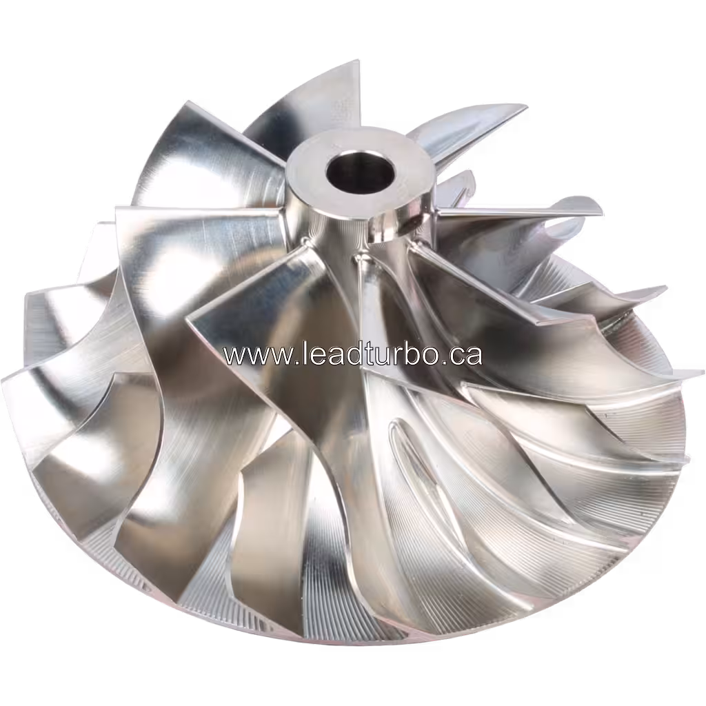 Compressor wheel S510C004 com pás curvas, vista replacement