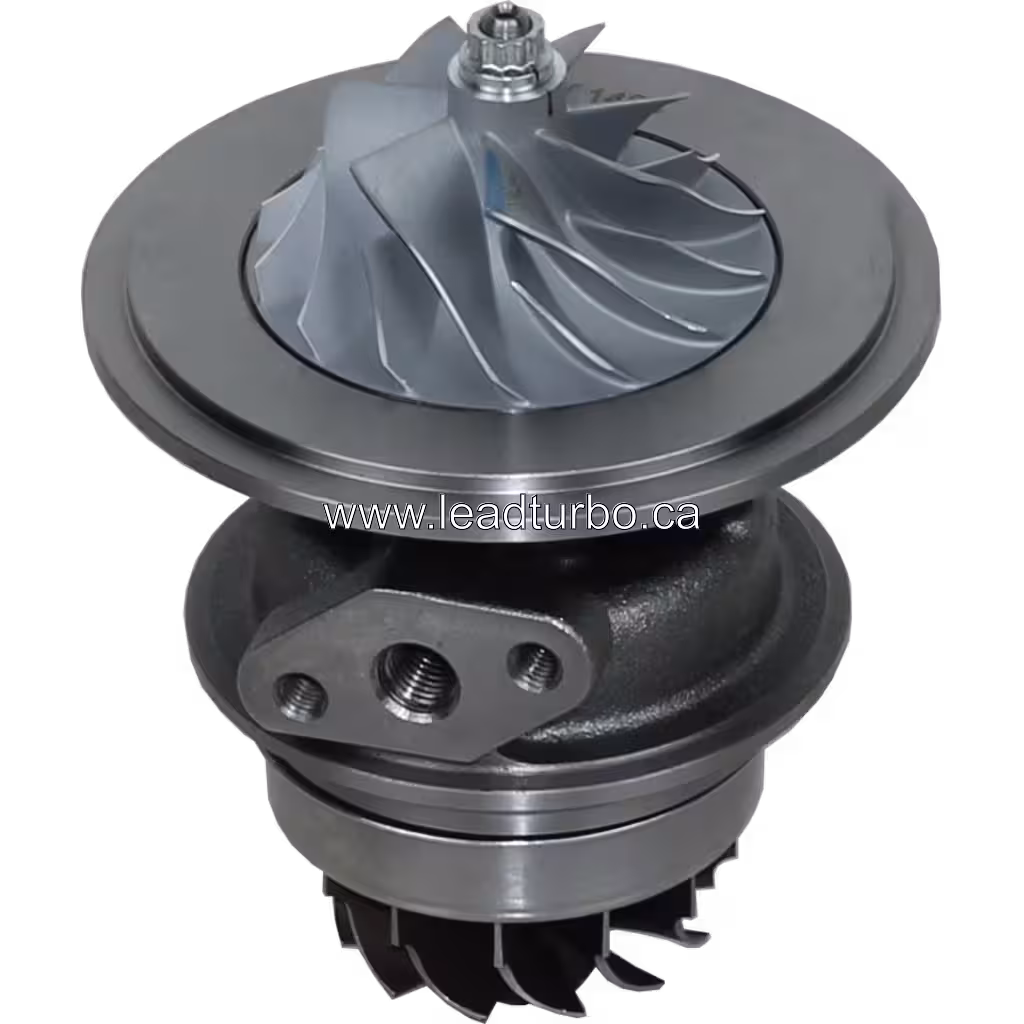 Vue en 45 degrés du core de turbocompresseur 4027812 pour DAF Cummins EEA