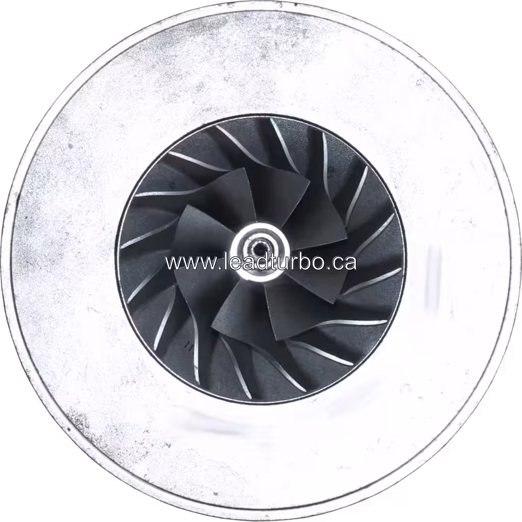 Core HX35 FOR 3537132 con rueda de compresor y turbina visible
