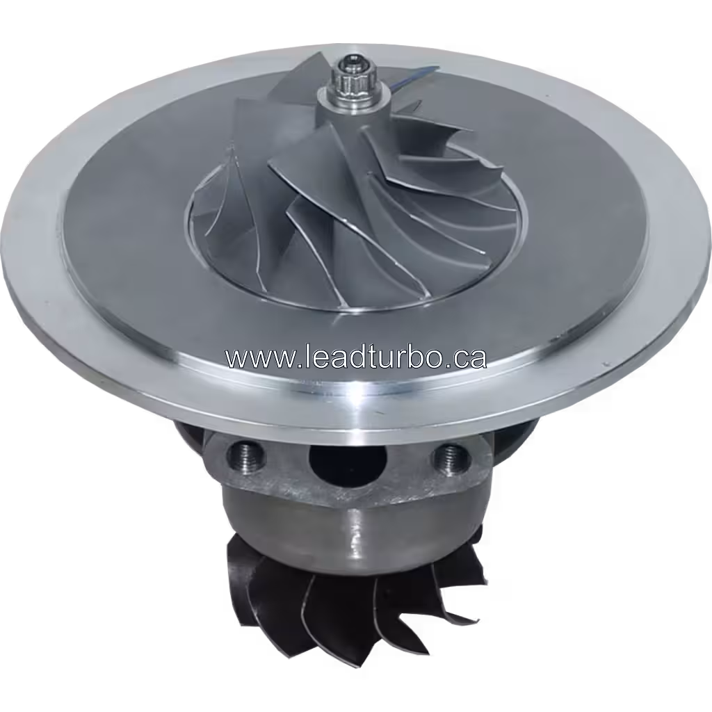 Vista lateral del core de turbo HINO reemplazo aftermarket