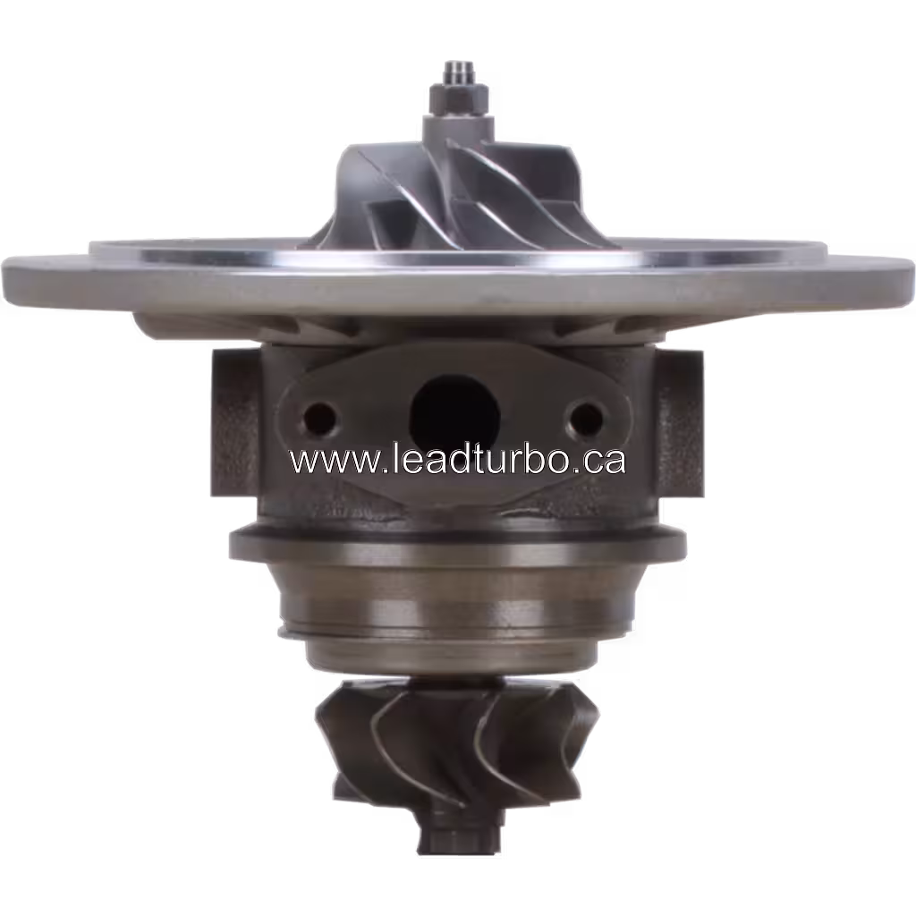 Vue avant du core de turbocompresseur RHF4H FOR VB420119 montrant la roue compresseur