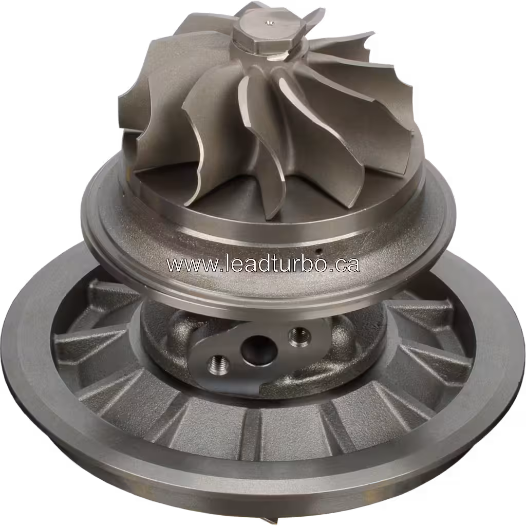 Core turbosprężarki 0R6800 TW9215 do CAT Earth Moving bottom 45 degree view