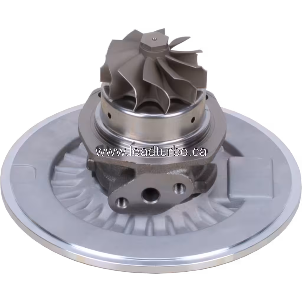 Core turbosprężarki 702173-5001 GT35 do Isuzu 6HK1-TCN bottom 45 degree view
