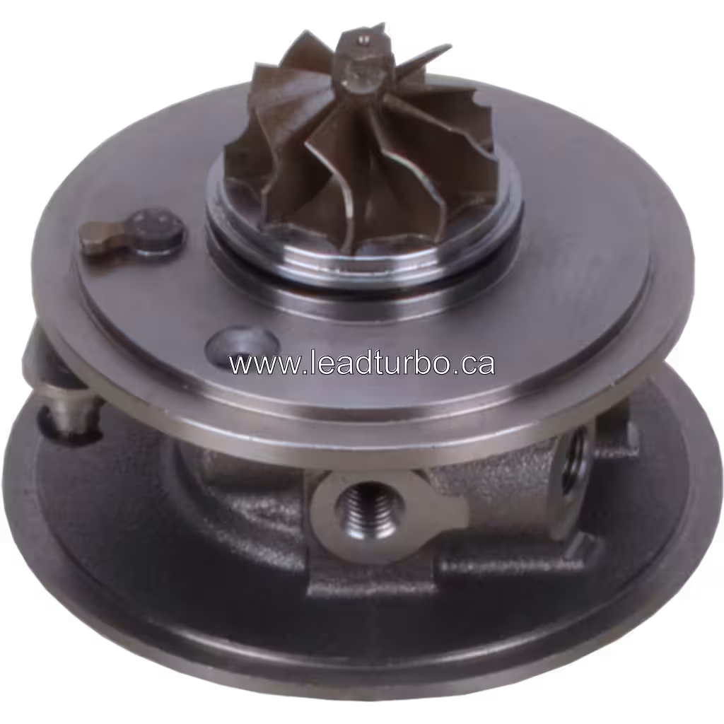 RHV4 Core 17208-51010 Turbo Replacement for Toyota 1VD-FTV bottom 45 degree view