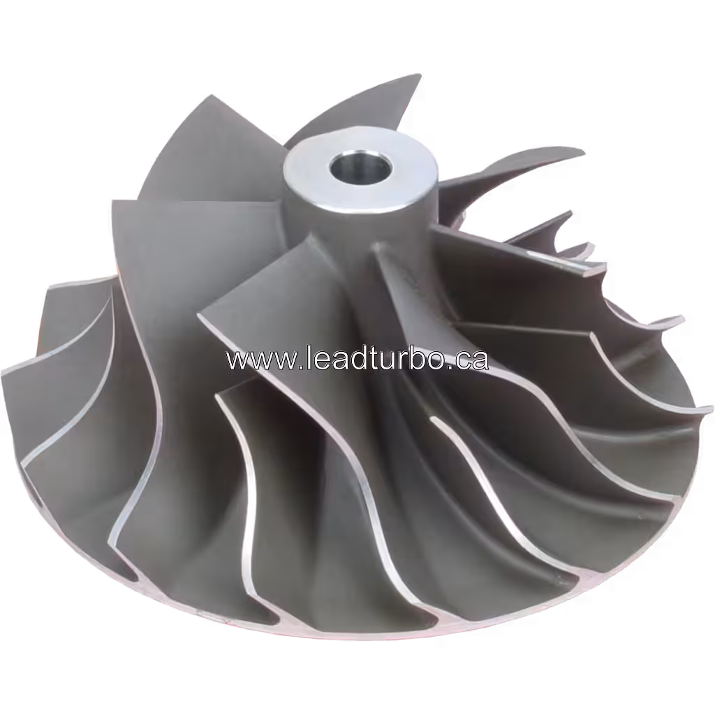 Detalhe da roda compressora aftermarket para reposição