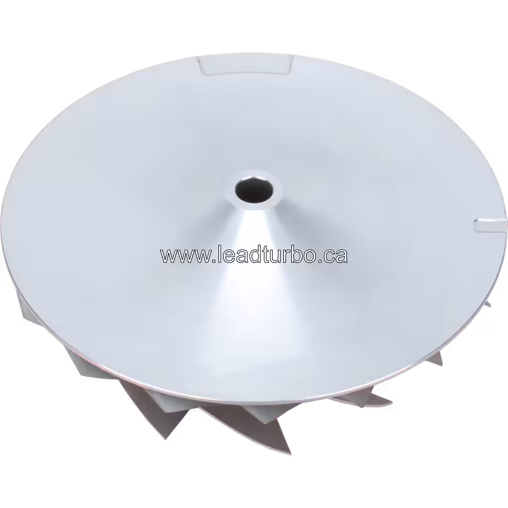 Roda de compressor 3593926 HX82 vista inferior 45 graus