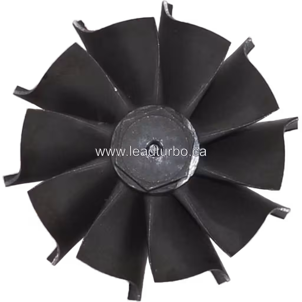 Roue de turbine 435258-0005 pour Turbo TB2518 Isuzu 4BD1 4BD2T top view