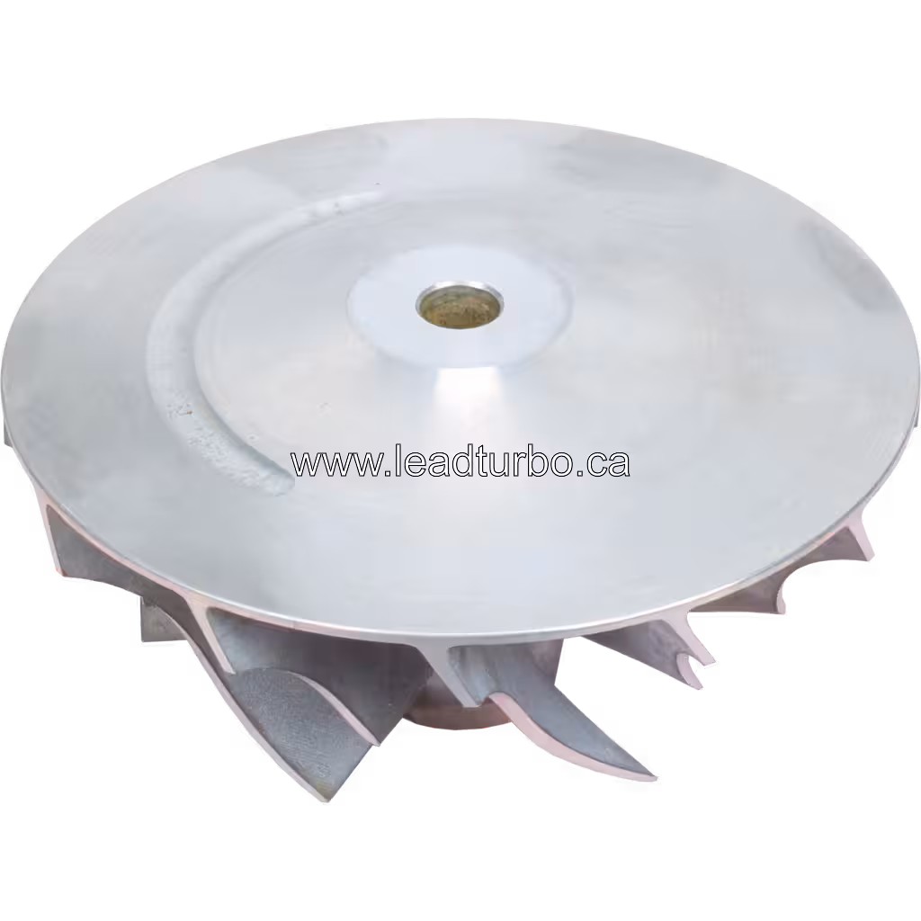 Rueda compresora aftermarket LeadTurbo vista lateral