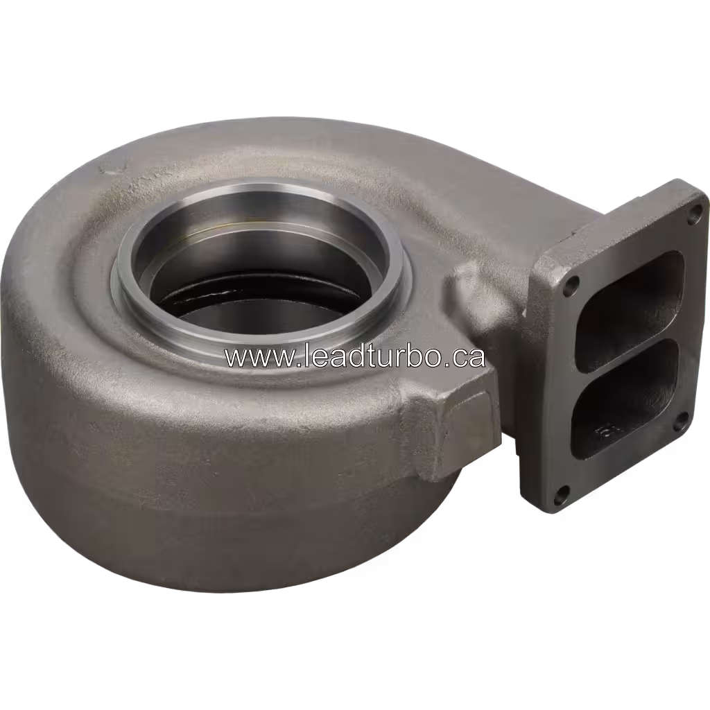 Turbine Housing HX80 com flange de escape de duas portas