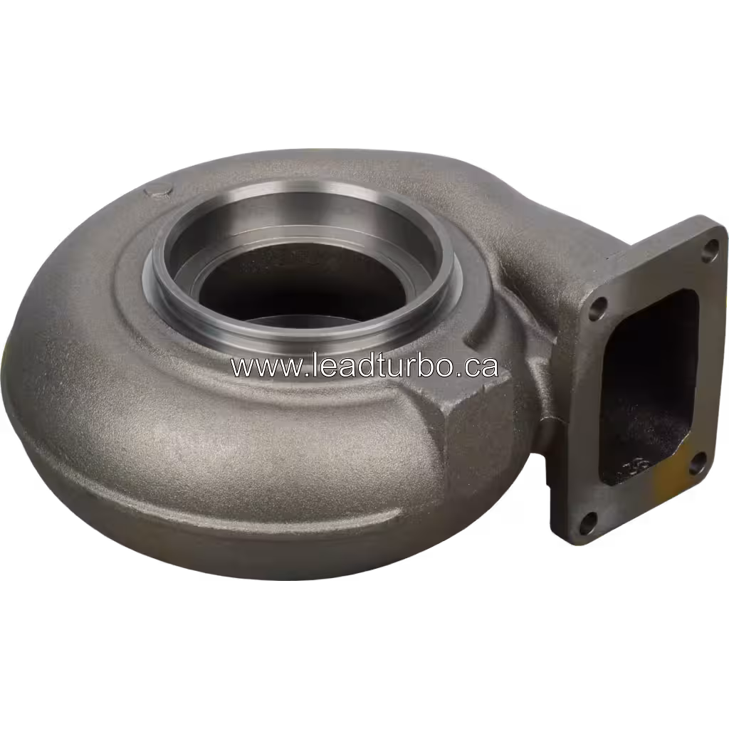 Turbine housing 3522914A HC5A vista replacement, flanque rectangular con cuatro orificios