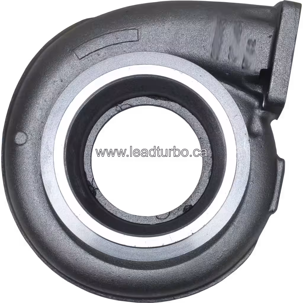 Turbine Housing FOR 4089809 TH для Cummins HX83: фронтальний вигляд литого корпусу з центральним отвором