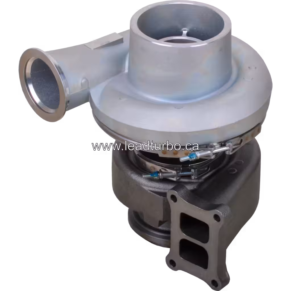 Turbo HT60 3537074 para Cummins N14 Industrial 45 degree view