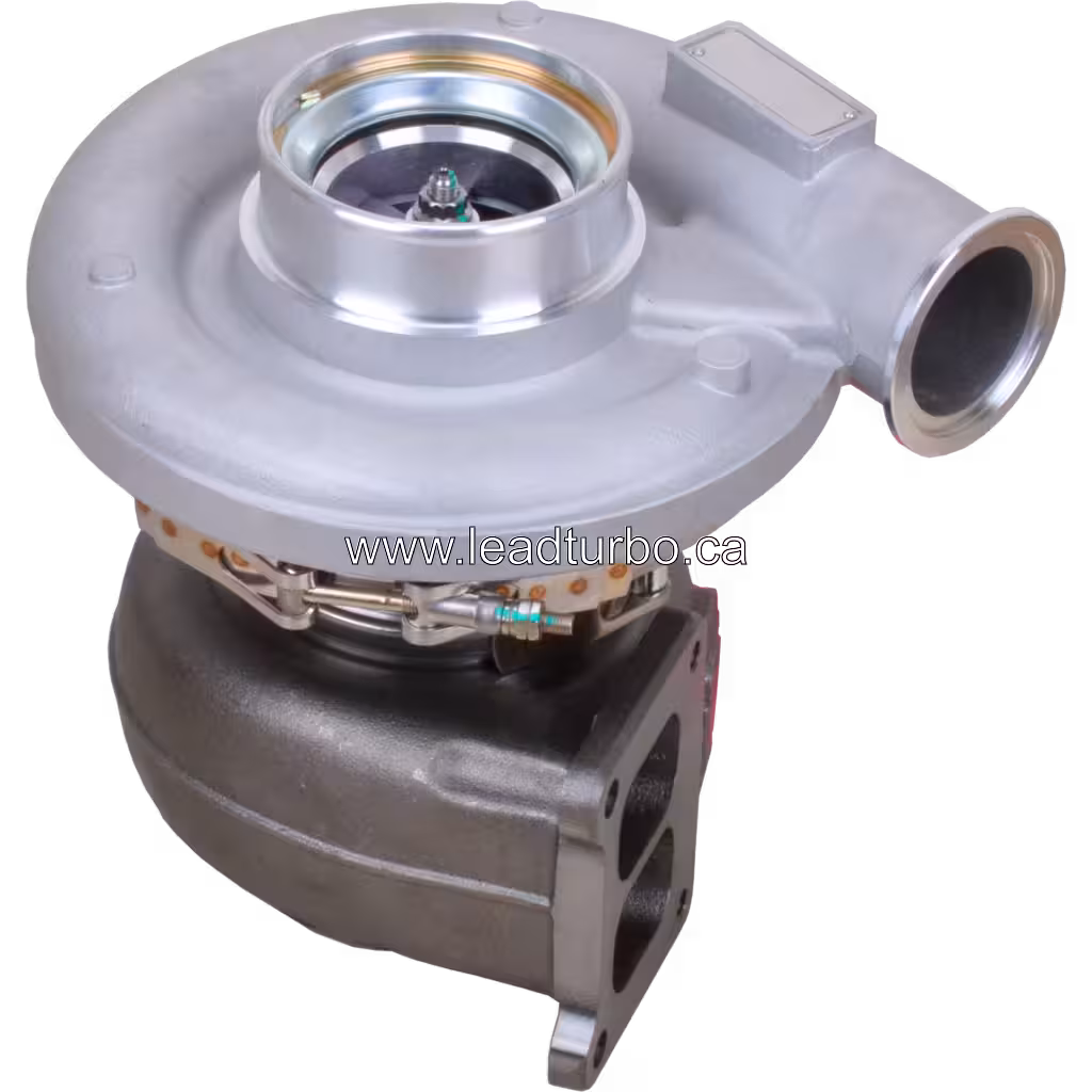 Vista frontal del turbo 4038621 Scania