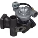 Vista lateral del turbocompresor reemplazo 452055-0007
