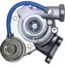 Turbocompresor reemplazo Toyota 2L-T vista frontal