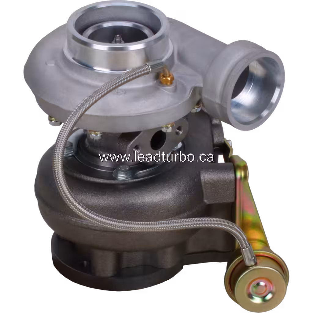 Vista lateral del turbocompresor industrial LeadTurbo