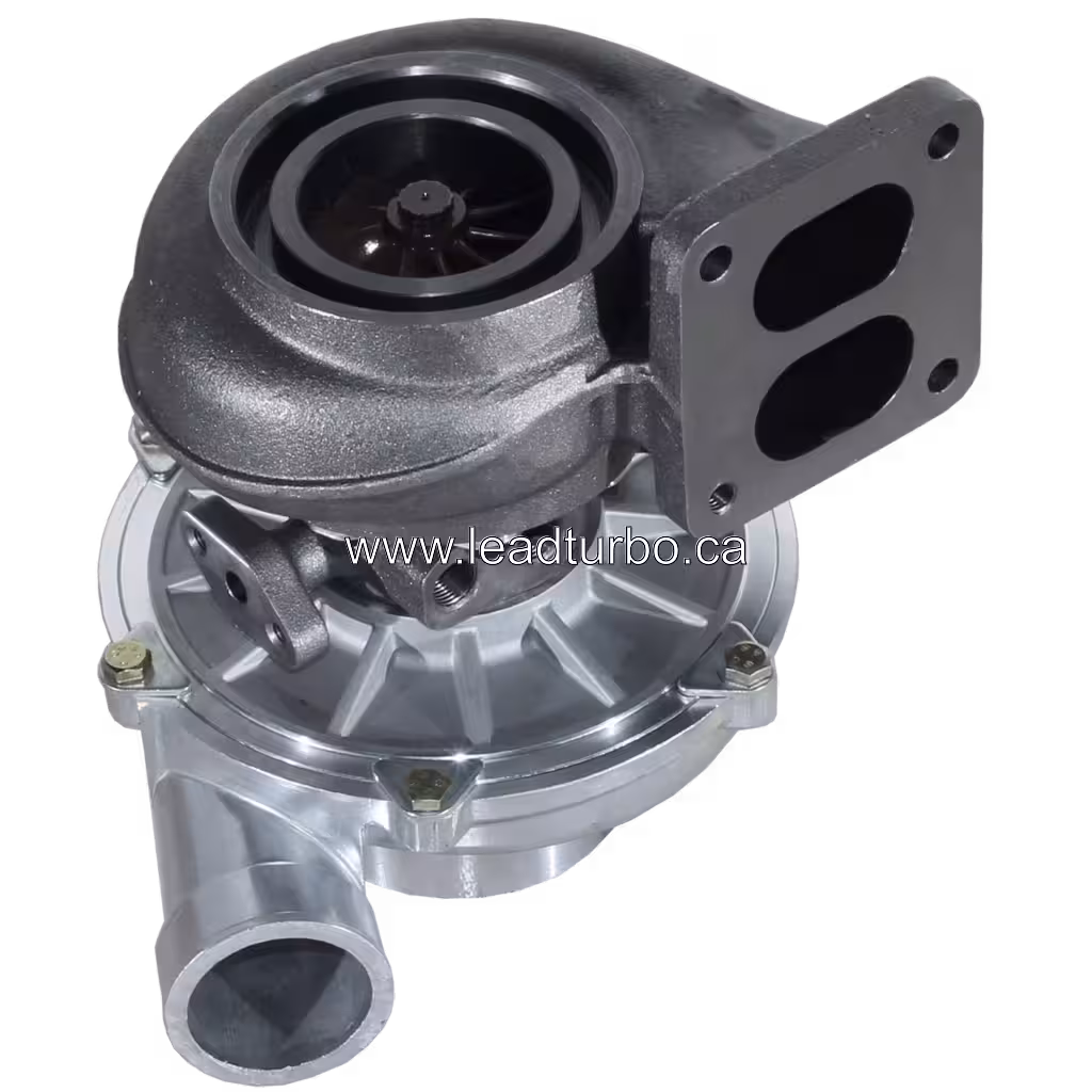 Turbocompresseur 24100-2771 pour Hino P11C - Remplacement Aftermarket bottom 45 degree view