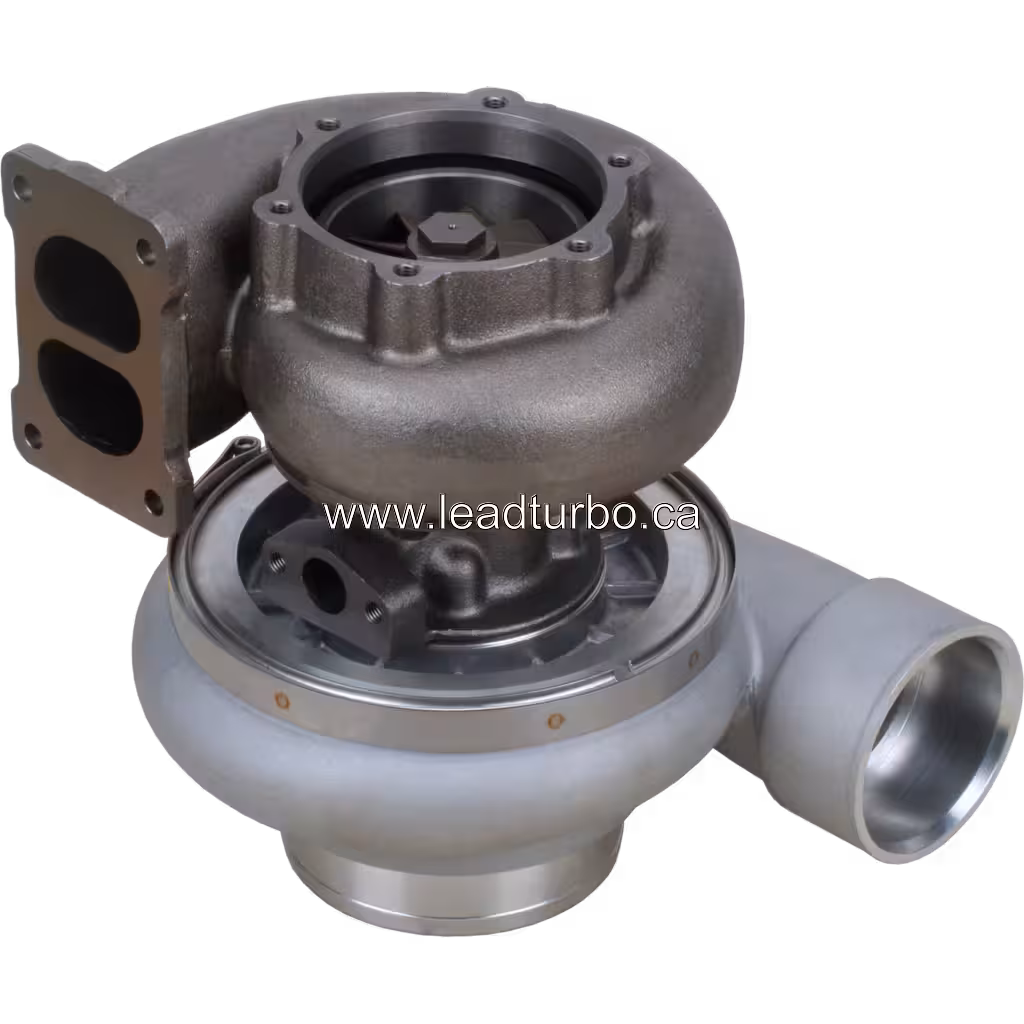 Turbocompresseur de remplacement 6505-65-5020 pour Komatsu PC600-7 bottom 45 degree view
