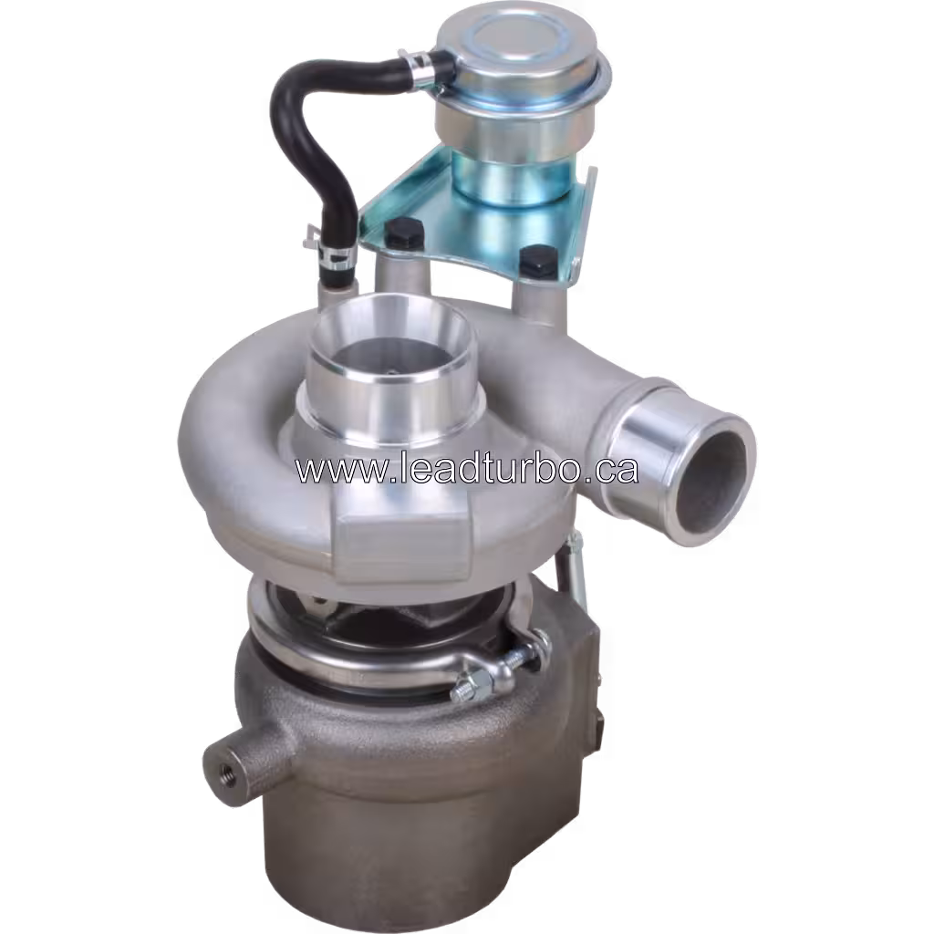 Turbosprężarka 28230-45500 z numerami OEM 49178-03130 i 49178-03133 widok z boku