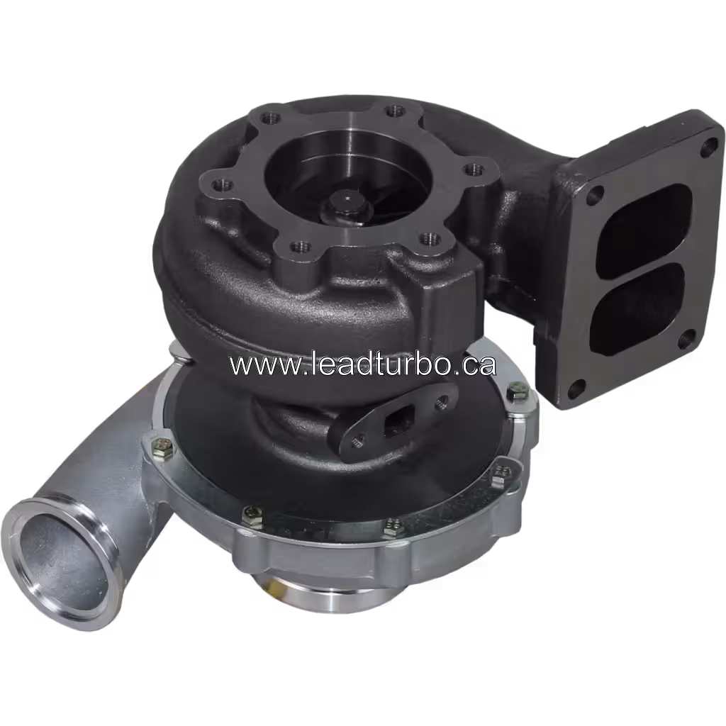 Turbosprężarka 312489 H2D zamiennik do Volvo TD123E bottom 45 degree view