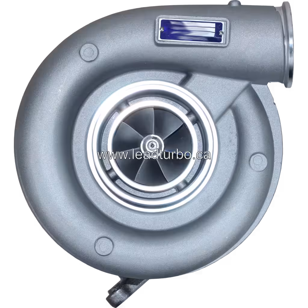 Turbosprężarka 4024967 HX55 do Cummins M11, widok z przodu